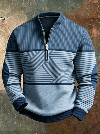 Viktor | Warm Half-Zip Knit Jumper