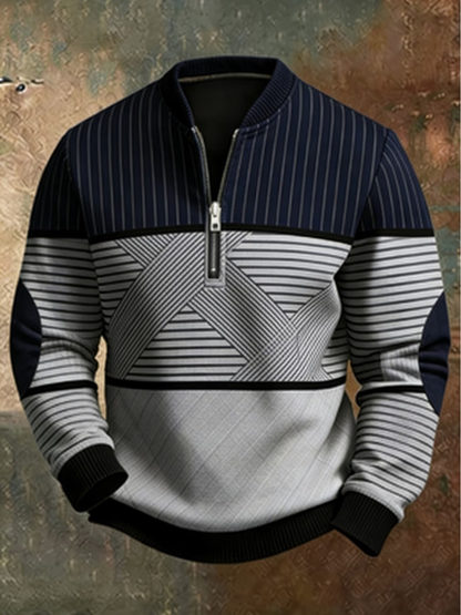 Viktor | Warm Half-Zip Knit Jumper