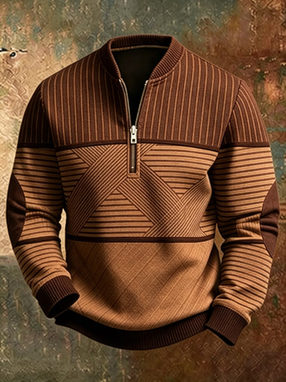 Viktor | Warm Half-Zip Knit Jumper