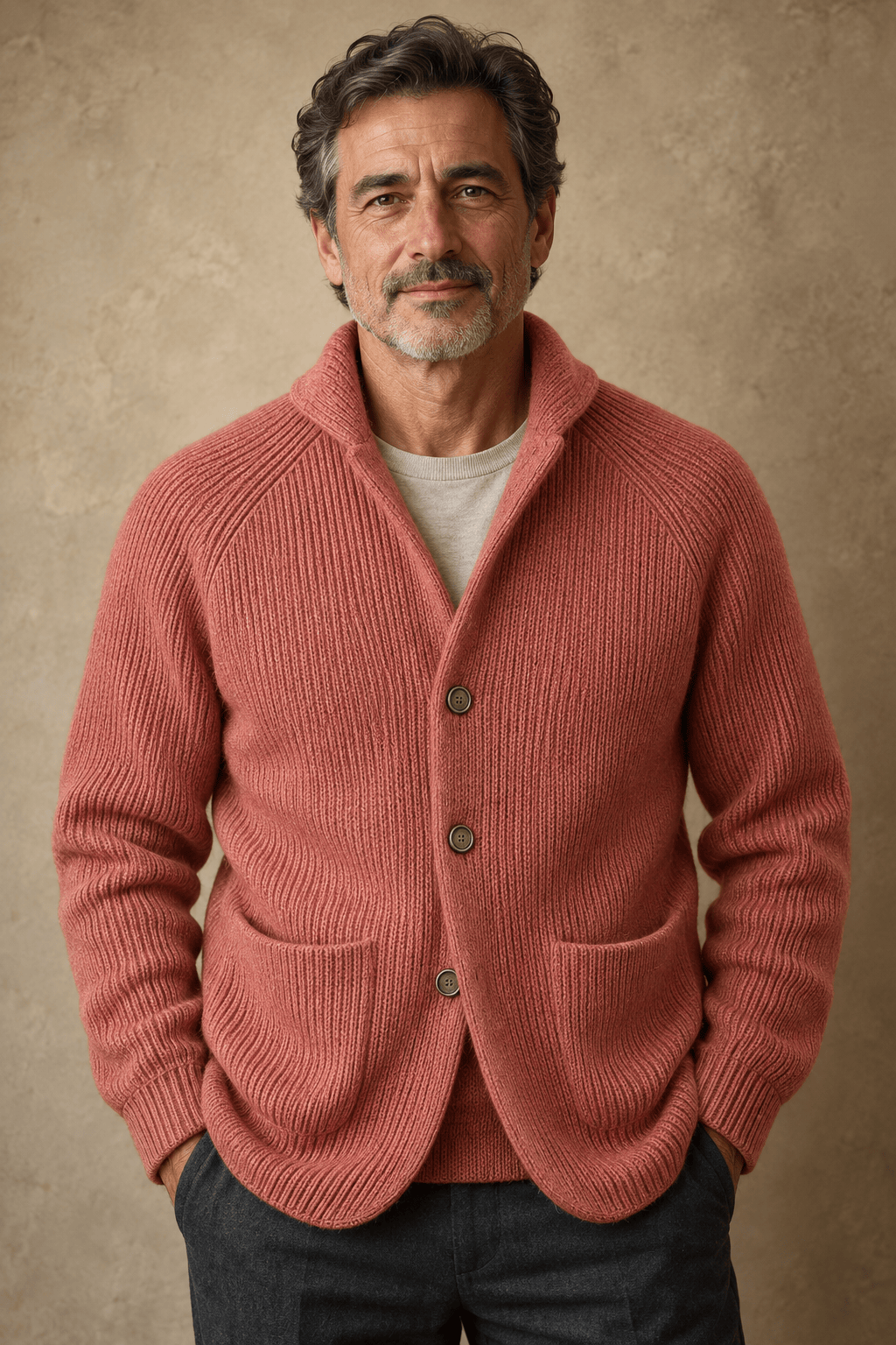 Louis  Wool Cardigan