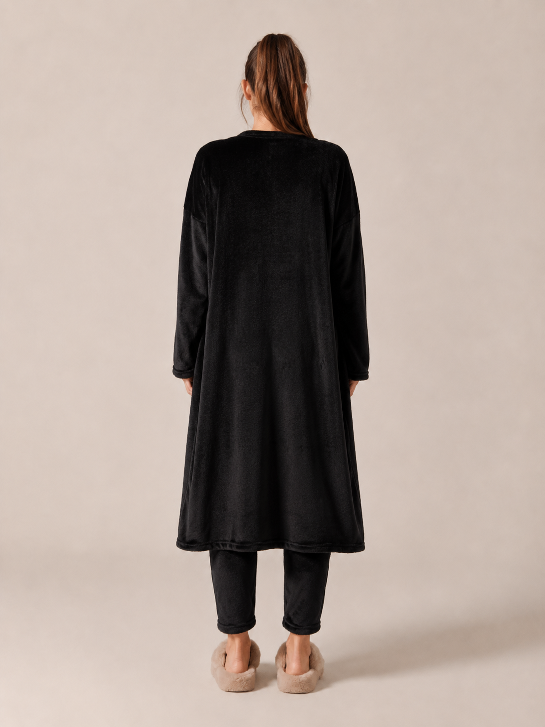 Priya | Three-Piece Plush Fleece Lounge Set