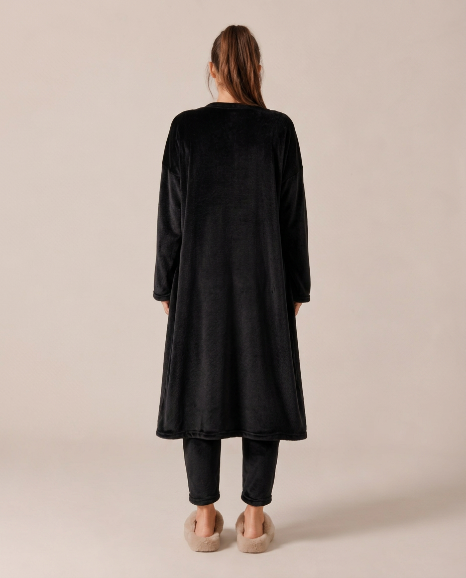 Priya | Three-Piece Plush Fleece Lounge Set