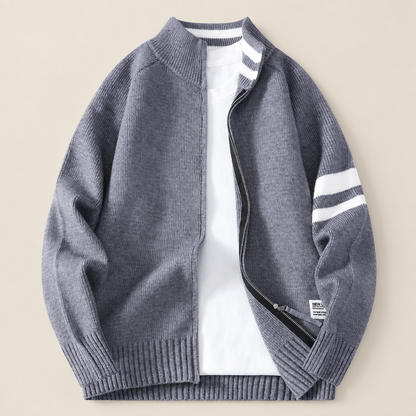 Arlo Striped Knit Cardigan