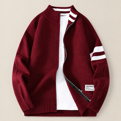 Arlo Striped Knit Cardigan