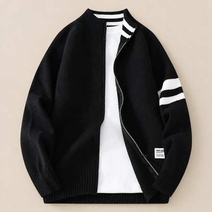 Arlo Striped Knit Cardigan