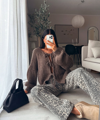 Fia Cardigan Brown