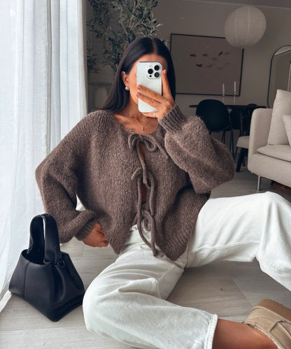 Fia Cardigan Brown