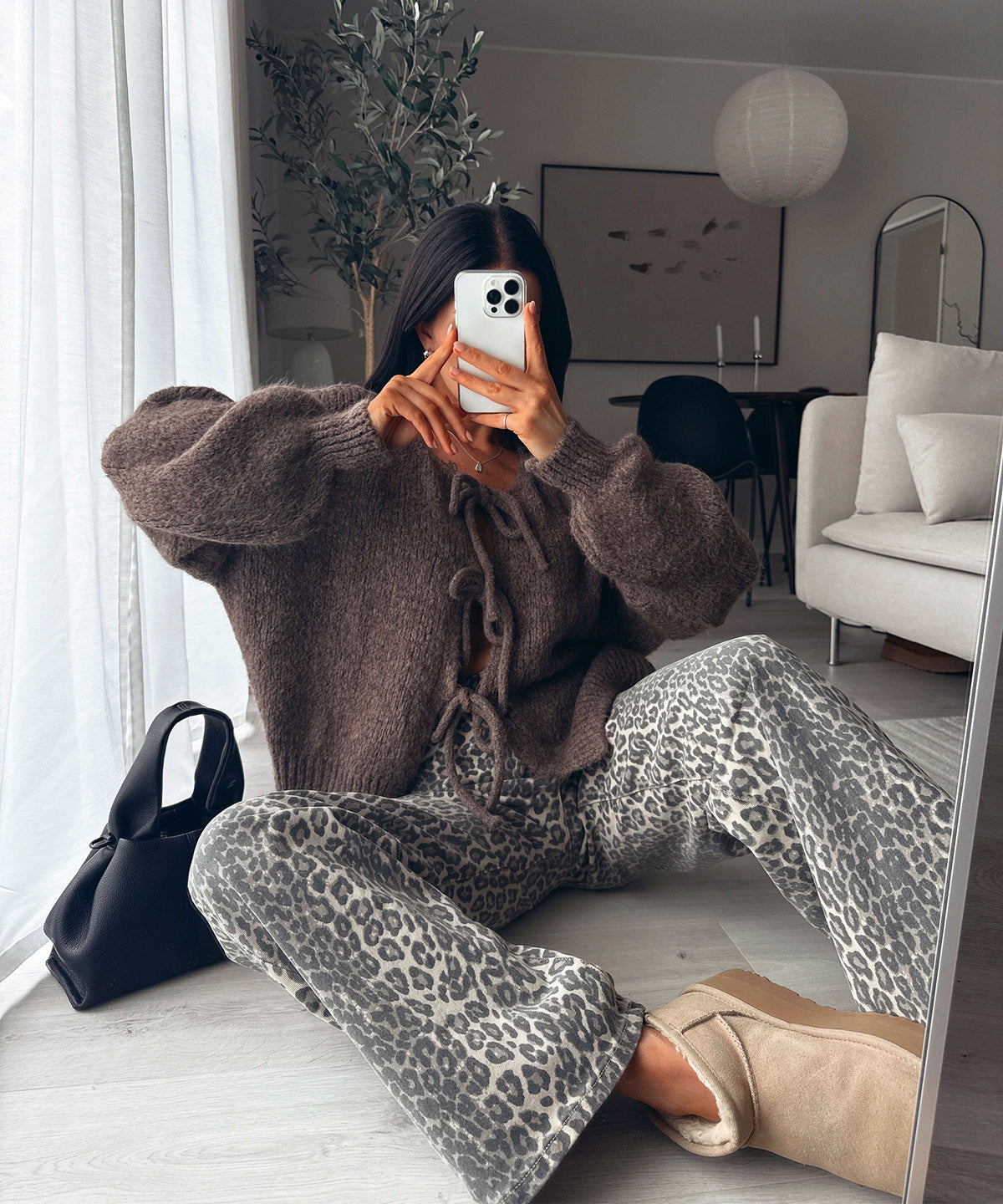 Fia Cardigan Brown
