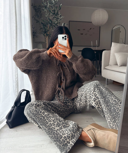 Fia Cardigan Brown
