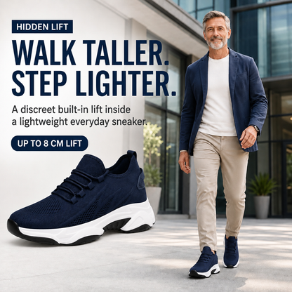 DELVANI Pro Height hidden lift trainer – walk taller with up to 5 cm extra height