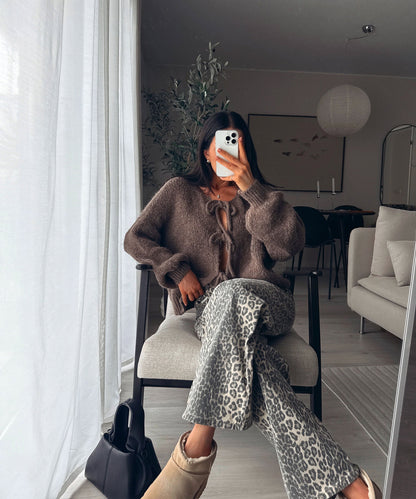 Fia Cardigan Brown