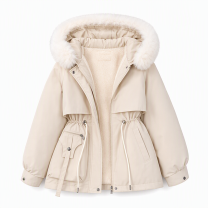 Women's Padded Faux Fur Winter Parka