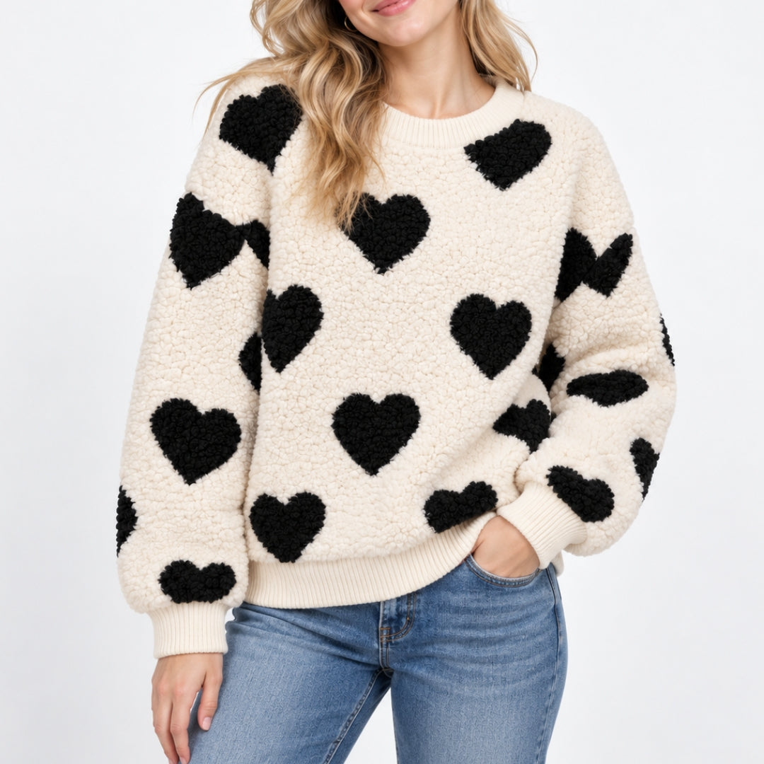 Teddy Heart Sweater