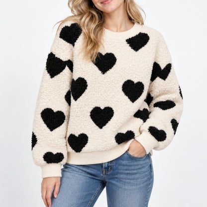 Teddy Heart Sweater