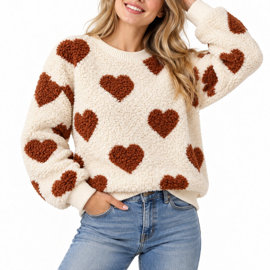 Teddy Heart Sweater