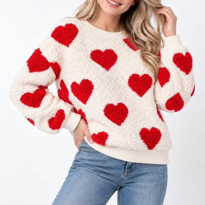 Teddy Heart Sweater