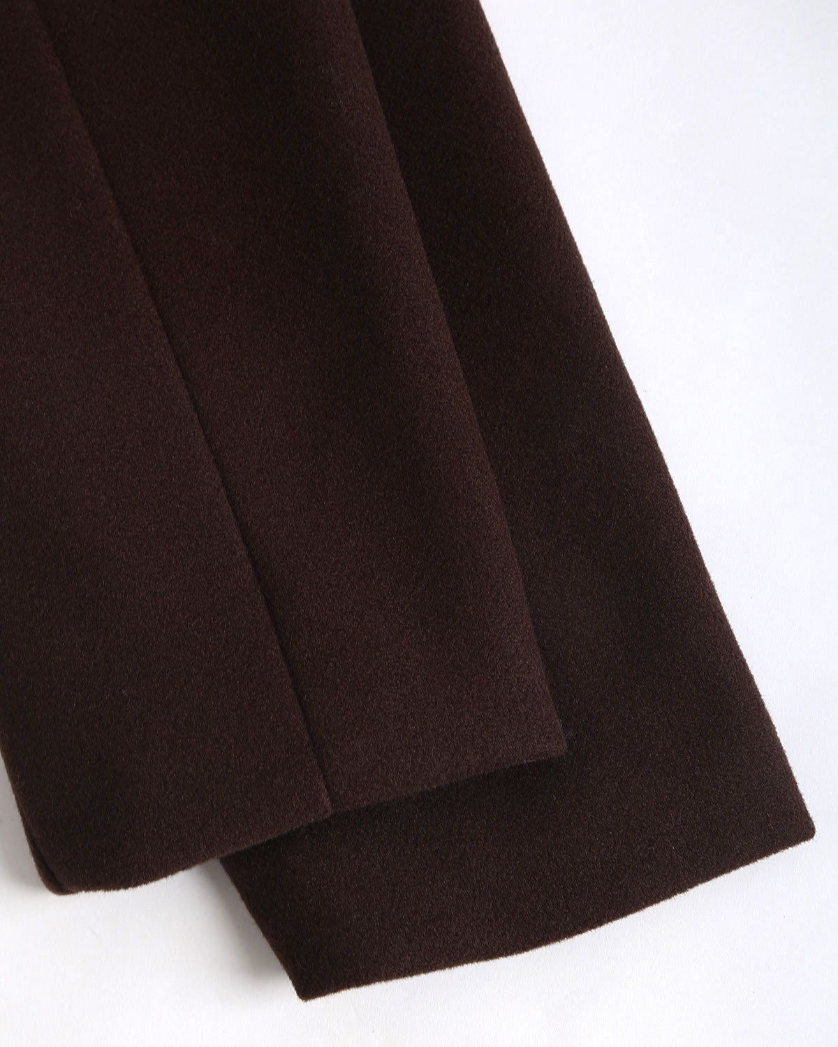 Coffee Belted Shawl Coat