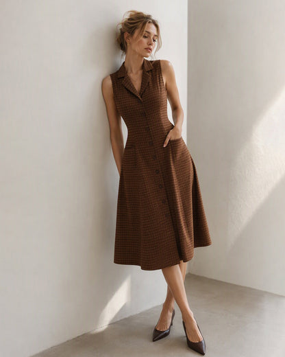 The Heritage Plaid Midi Dress