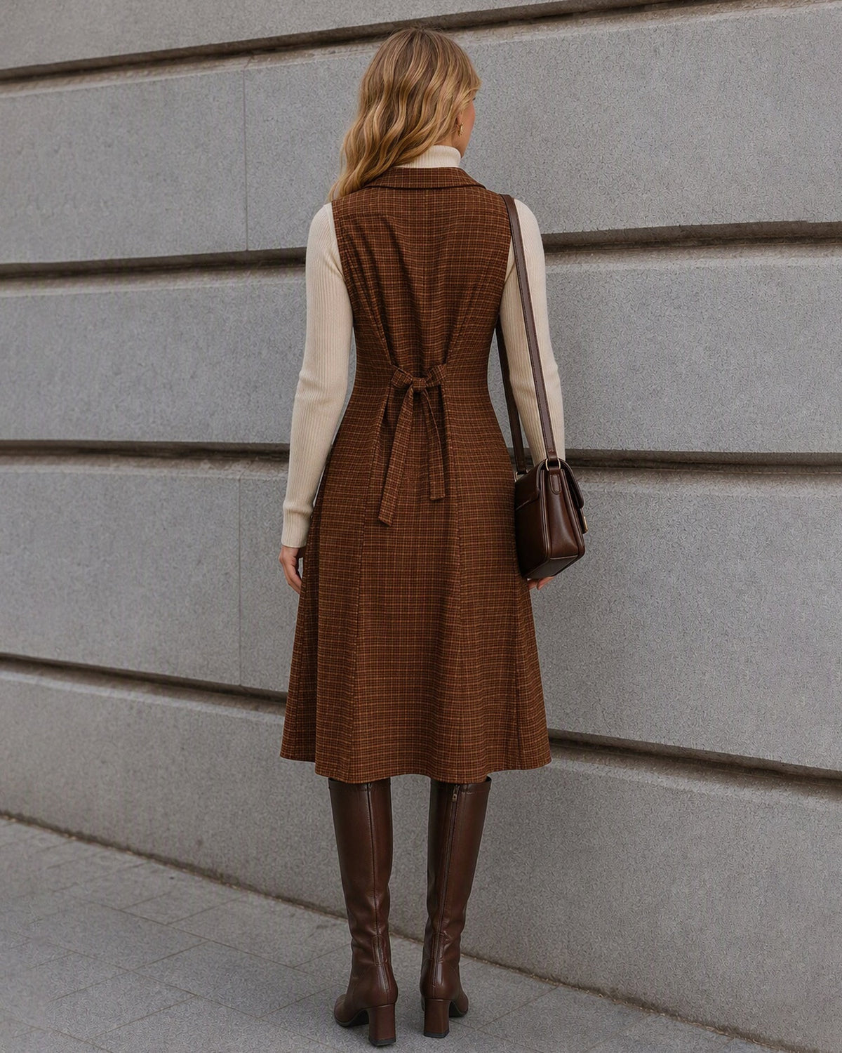 The Heritage Plaid Midi Dress